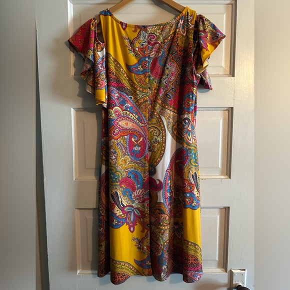 MSK Cold Shoulder Summer Dress - Picture 2 of 3